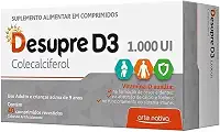 Suplemento Alimentar Desupr Vitamina D3 1000 Ui Com 40 Comprimidos