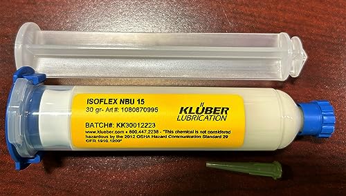 Kluber Lubrication 0040261109 Kluber Isoflex Nbu 15 High Speed Spindle Bearing Grease 30Cc Syringe cover