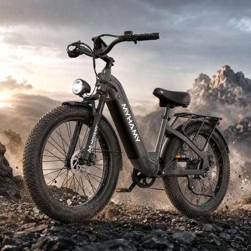 MEELOD Electric Bike for Adults, 1500W Peak Motor, 24" Fat