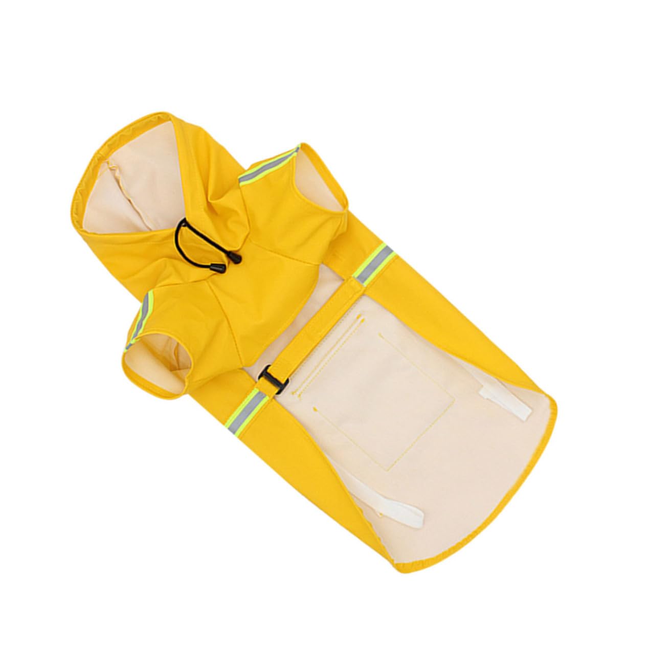 Yardwe Reflective Dog Raincoat Waterproof Pet Hooded Rain Jacket for Small Dogs XXL