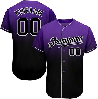 Custom Baseball Jerseys Men Women Youth Boys Personalized Softball Shirts Stitched Button Down Sports Team Uniform