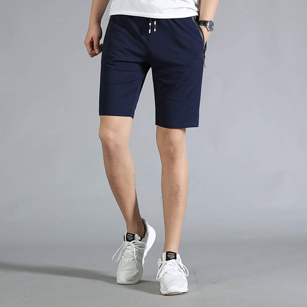 Tansozer Pantaloncini Uomo Sportivi Estivi Cotone Pantaloncini Corsa Uomo Running Palestra Shorts