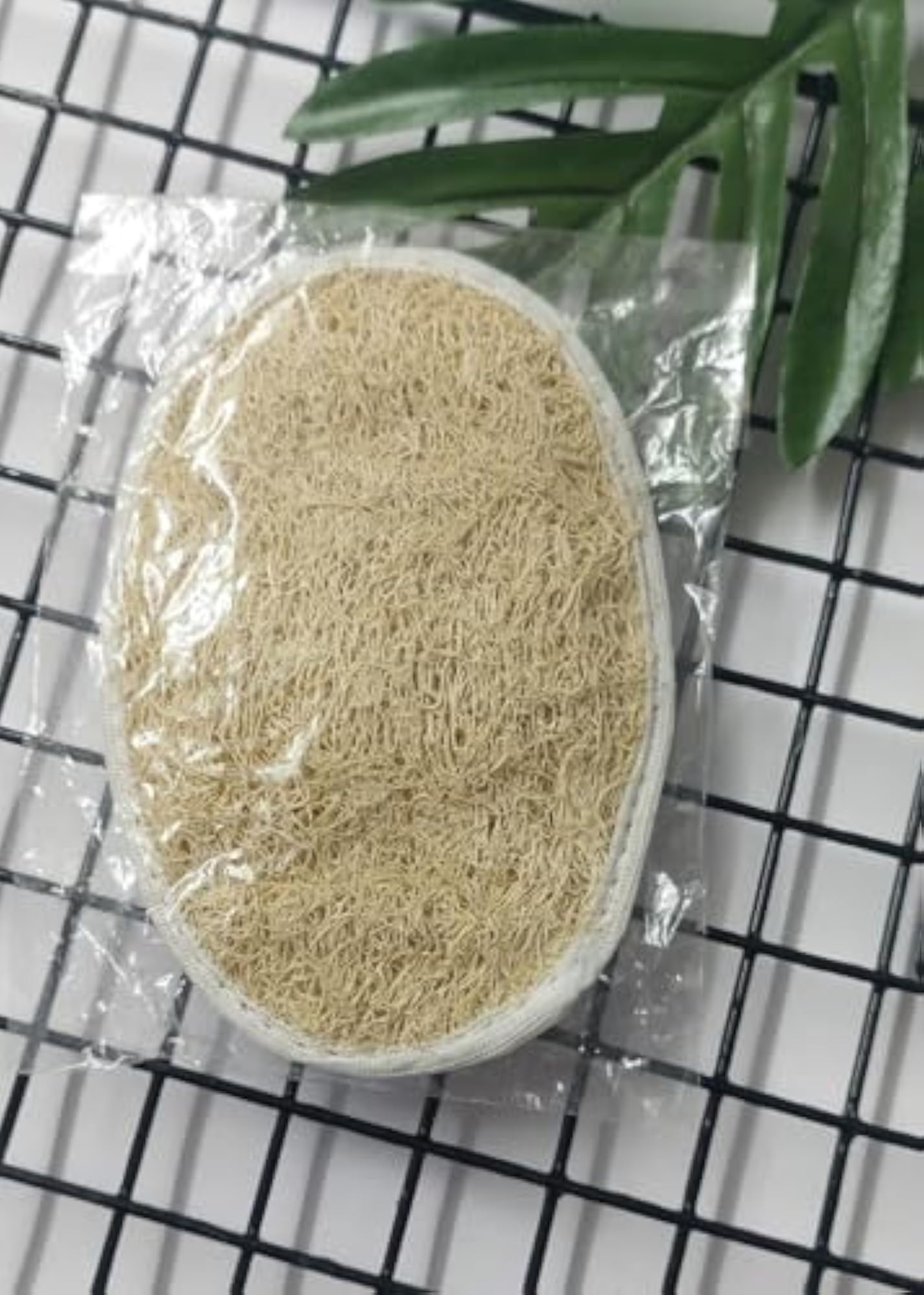 Natural Oval Shaped Loofah Bathing Scrubber, Pack of 10