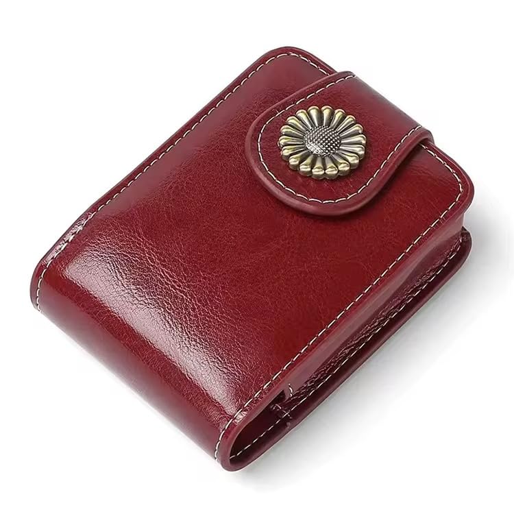 Portable Vintage Cosmetic Case with Mirror | Mini Lip Gloss Case or Lipstick Holder and Organizer | Soft Faux Leather | Tr... - Review, Price and Buying Guide
