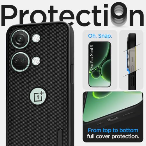 Image of Jkobi Back Cover Case for Oneplus Nord 3 (Textured Grip Design | Camera Protection | Slim and Light Weight | Soft Touch and Feel | Black)