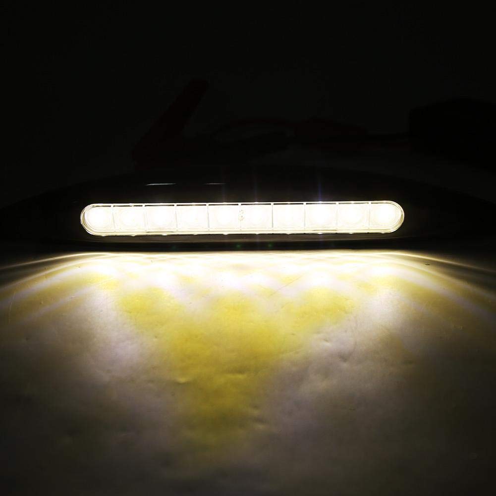Luz LED Terisass Luz impermeable para toldo para caravanas RV y barco 12V 5W Negro