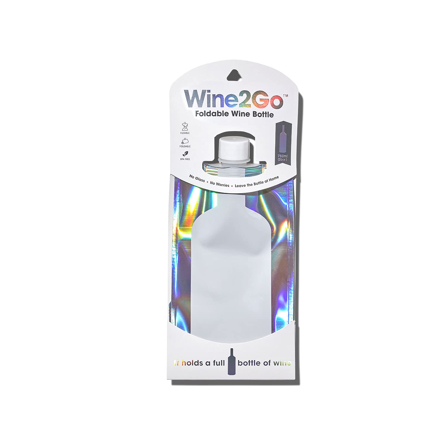 Wine2Go - The Foldable Wine Bottle, Iridescent