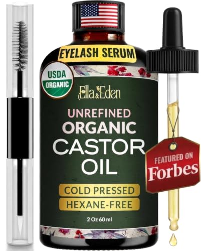 Organic Castor Oil for Eyelashes & Brows