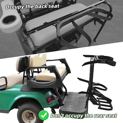 image for Roykaw Upgraded Golf Cart Rear Seat Bag Holder Universal Compatible wi