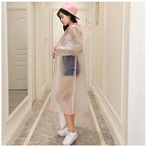 Preisvergleich Produktbild JAG Regenmantel Poncho tragbaren Erwachsenen durchscheinenden Regenmantel Regenmantel Poncho Regenmantel Poncho Poncho gefaltet tragbaren Regenmantel Poncho, Camping, Reisen, Klettern wesentlich