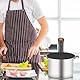 Sous Vide Silikondeckel, Sous und Vide Deckel Sous und Vide Garer Sous Video Deckel Präzisionskochen Für Töpfe bis 11 Zoll, verhindert Wasserverdunstung und bewahrt den Geschmack der Brühe(black)