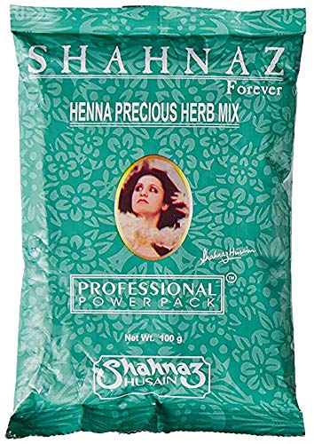 Image of Shahnaz Husain Henna Precious Herb Mix, 100g (Combo Pack 3) (Pack of 2), Black