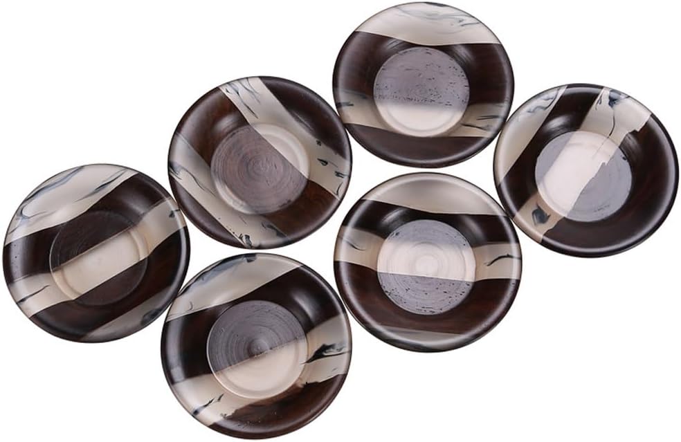 Coaster Resin Tea Coffee Table Vintage Mug 6-piece Set for Home Office