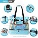 Sheye&Yelin Beach Bag with Insulated Cooler- Many Pockets Durable Sandproof Mesh Tote Bag for Women