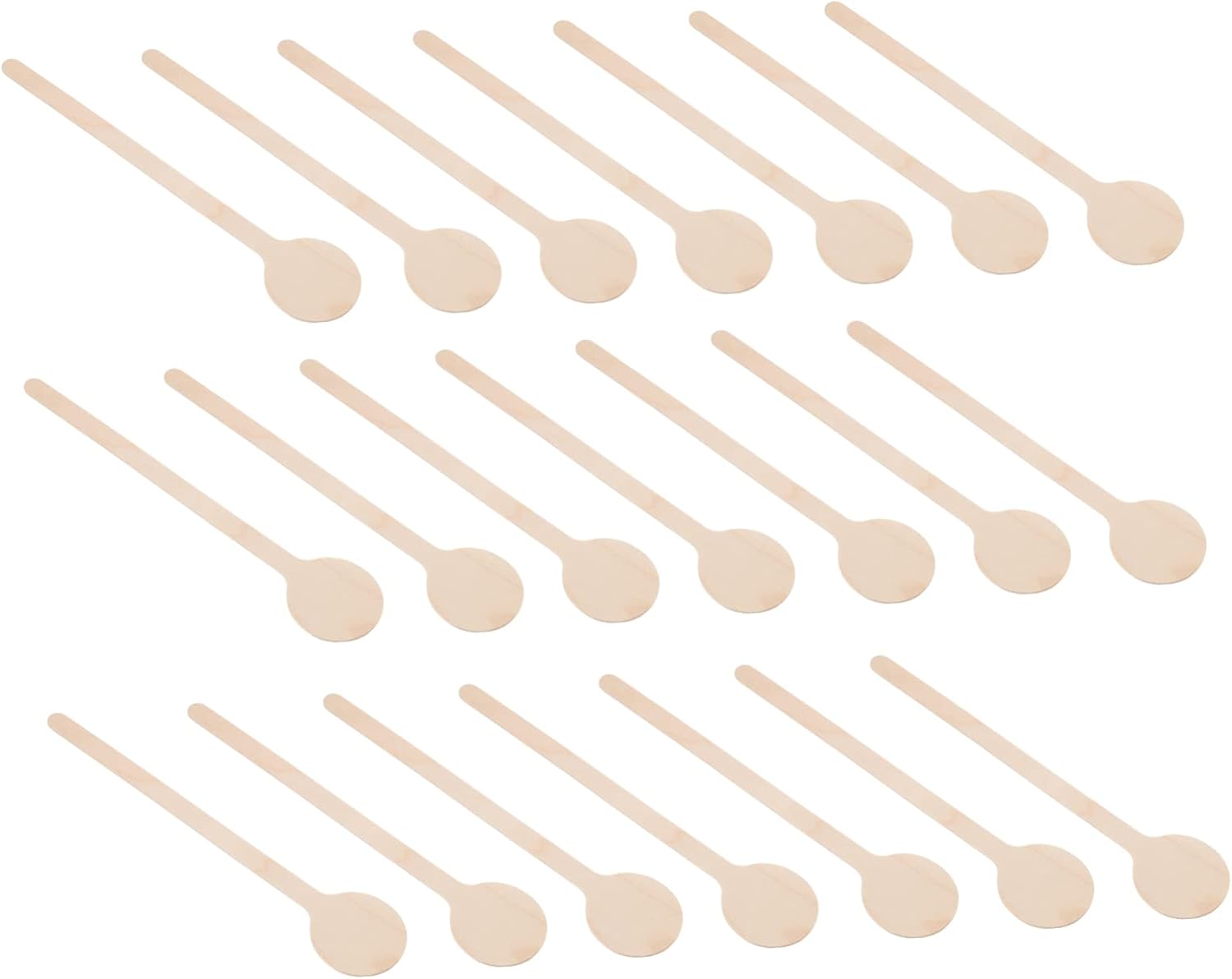 Head Wooden Coffee Stirring Rods 50pcs for Households