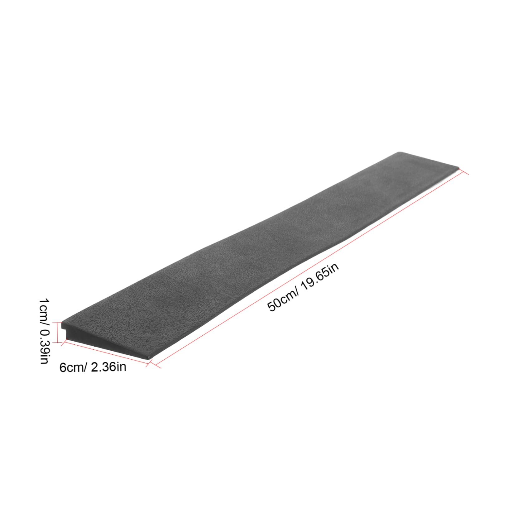 GOOHOCHY Rubber Threshold Ramp Small Ramp for Door Step Anti-Slip Mat for Wheelchair Access Adjustable Slope for Home