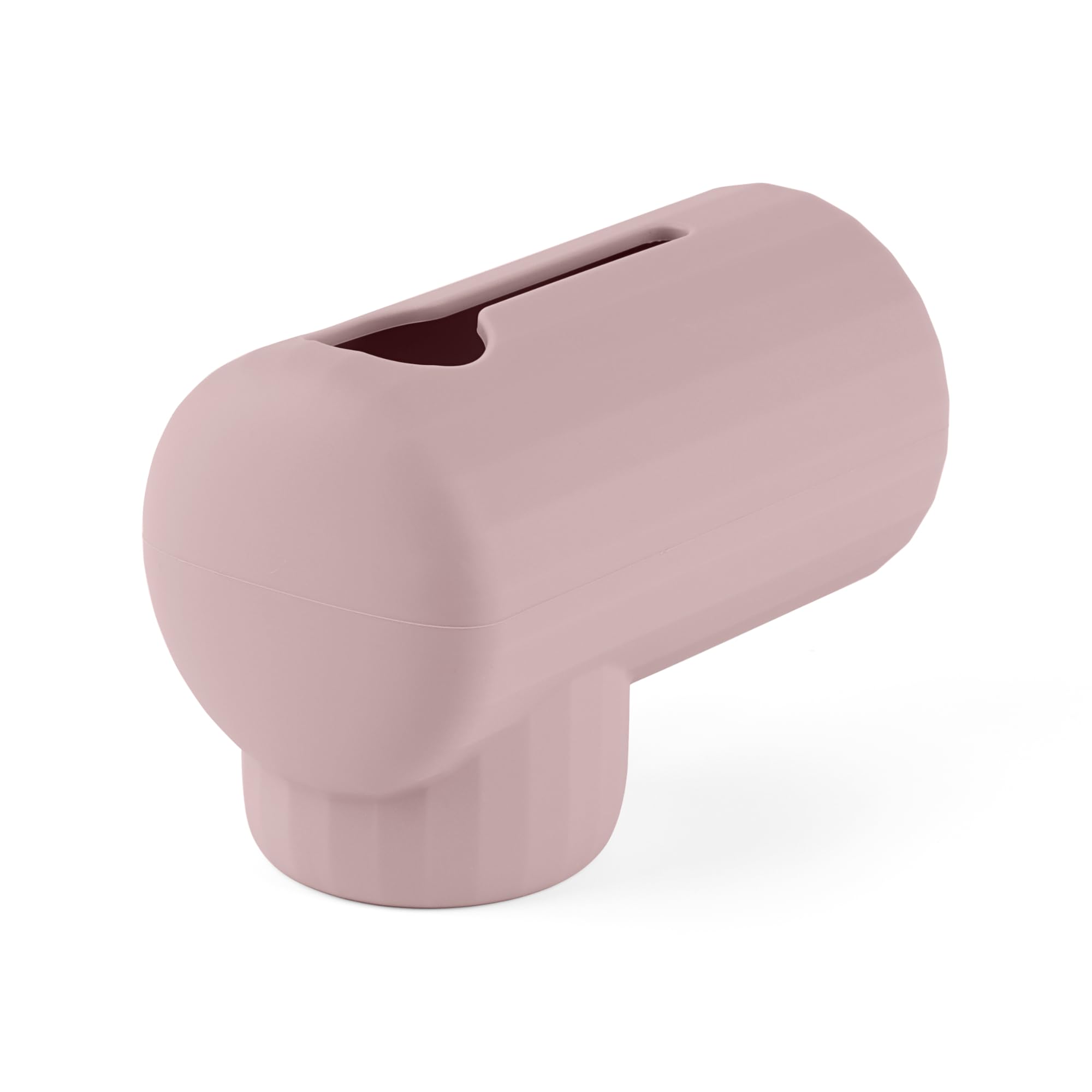 Bath Spout Cover, Soft Silicone Bathtub Faucet Cover Safety Universal Fit (Blush)