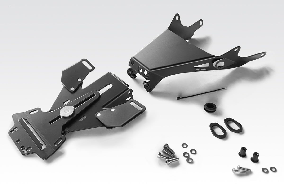 Hornet 1000 2025 - Kit Targa Internazionale (R-01018X) - Portatarga Regolabile - Minuteria Inclusa - Accessori De Pretto Moto (DPM Race) - 100% Made in Italy