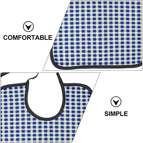 EXCEART 2 Pcs Adultos Babadores para Comer Sênior Adulto Bib Crumb Lavável E Reutilizável Protetor d