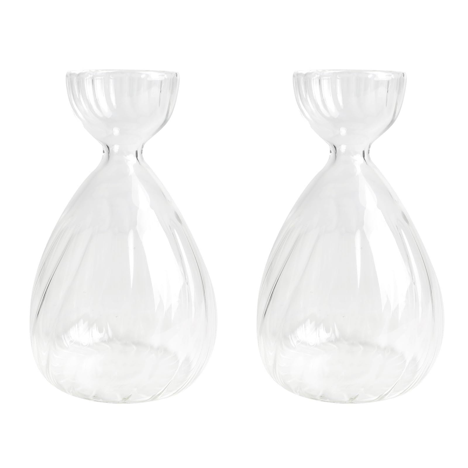 Lot de 2 pots en verre pour graines d'avocat, pots fleurs pour avocat en croissance, kit de culture d'arbre avocat en verre pour jardinage (Transparent)