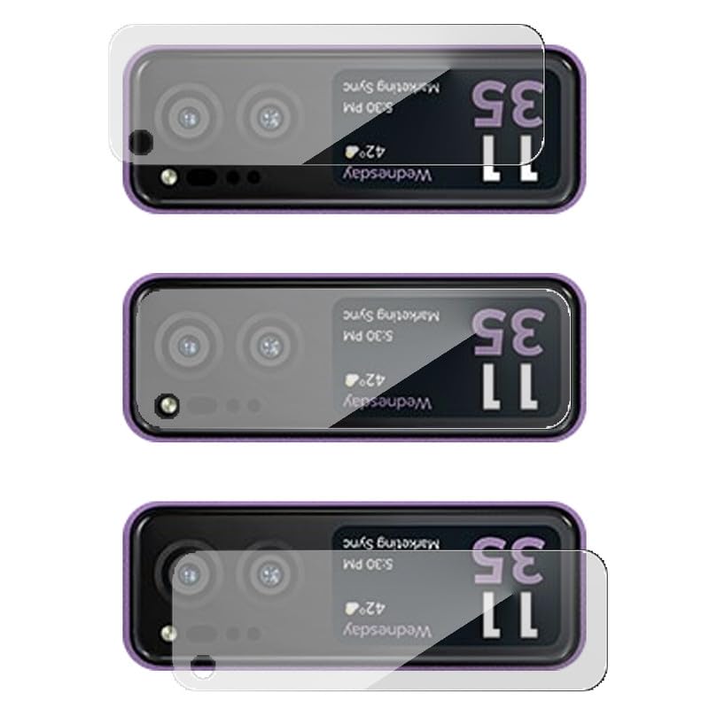 FCS | Pack of 3 | 9H Flexible Back Camera Lens Protector Screen Guard for Motorola Razr 40 (Not a Tempered Glass) (B0DG94SYCS) Amazon Price History, Amazon Price Tracker