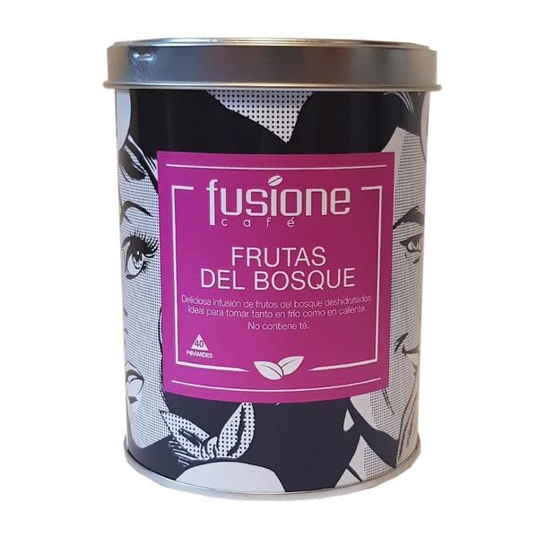 Infusión de Frutas del Bosque - Relajante - Bote de 40 bolsitas pirámide