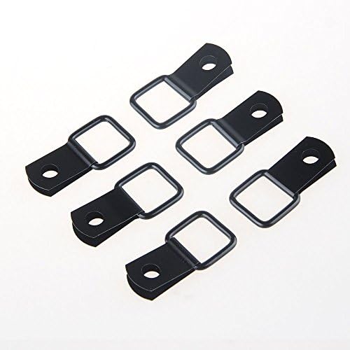 MINGLI 6PCS Tie-Down D-Rings for Jeep Wrangler JKU Unlimited 2007-2017 Cargo Privacy Protected Trunk Cover D-Rings