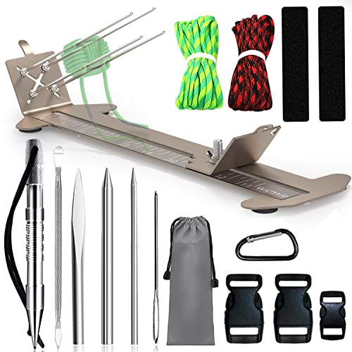 WILDAIR Paracord Bracelet Jig Kit with Knotters Tool Marlin Spike