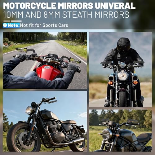 Espejos para Moto Ducati Streetfighter V4 Ideales para Rutas de Carretera y Curvas 6