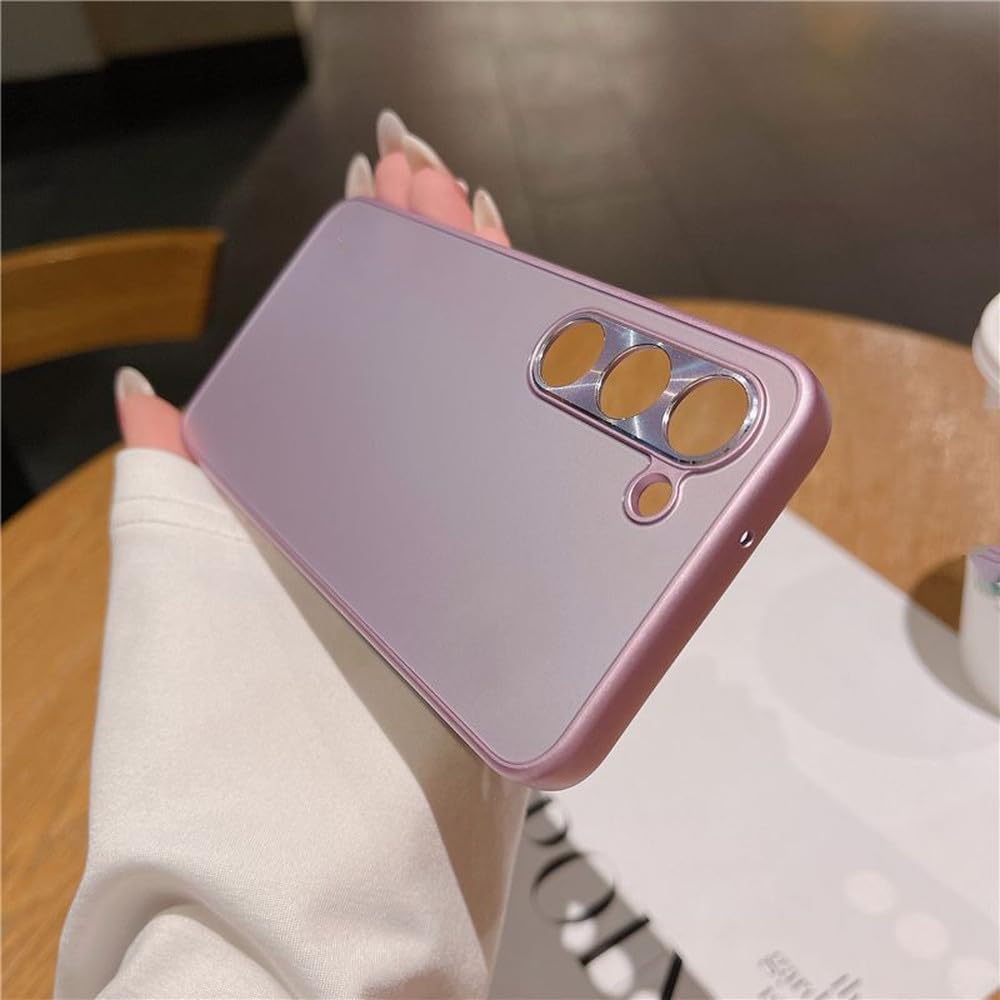Coque Samsung S23 Plus mate rose idéale pour protéger votre objectif au bureau - 7