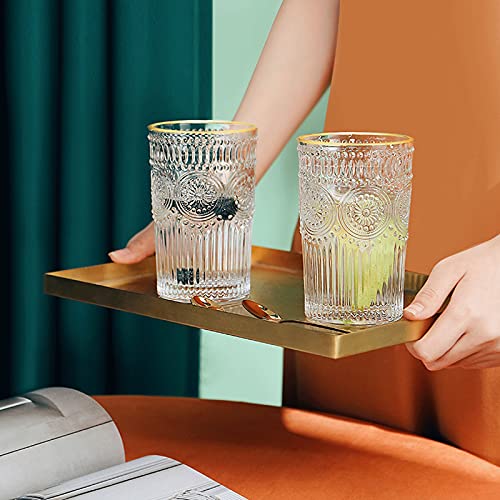 Juego de 6 vasos de vidrio 360 ml miniatura 7