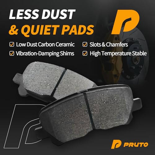 Rear Brake Kit Compatible with Select Hyundai & Kia Elantra Soul Forte Koup Forte Forte5 Veloster Elantra GT Elantra Coupe, 10.31" Drilled & Slotted Disc Brake Rotors & Ceramic Pads - Image 5