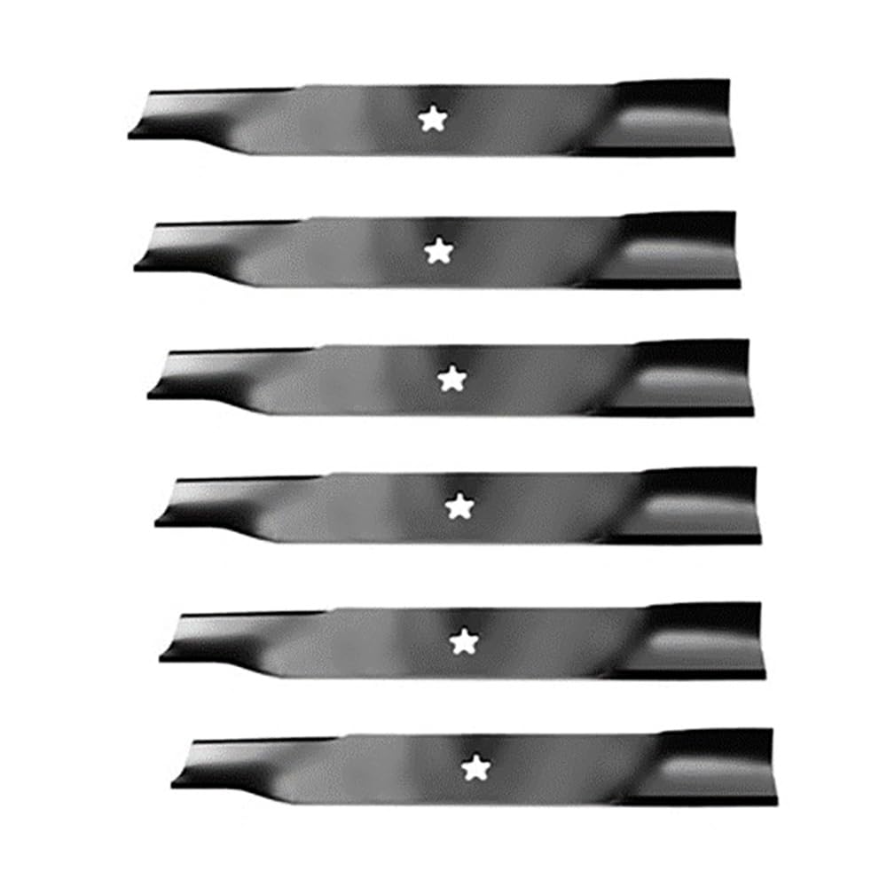 Raparts Set of Six 16.25" Mower Blades High Lift 539 11 34-25 Fits Dixon Ram & Speed ZTR 48" 539-113425 95-087 5 Point Star CH