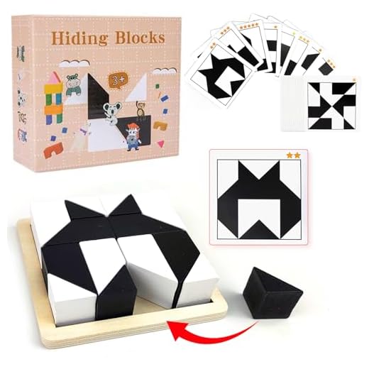 Montessori Wooden Shape Puzzle Blocks