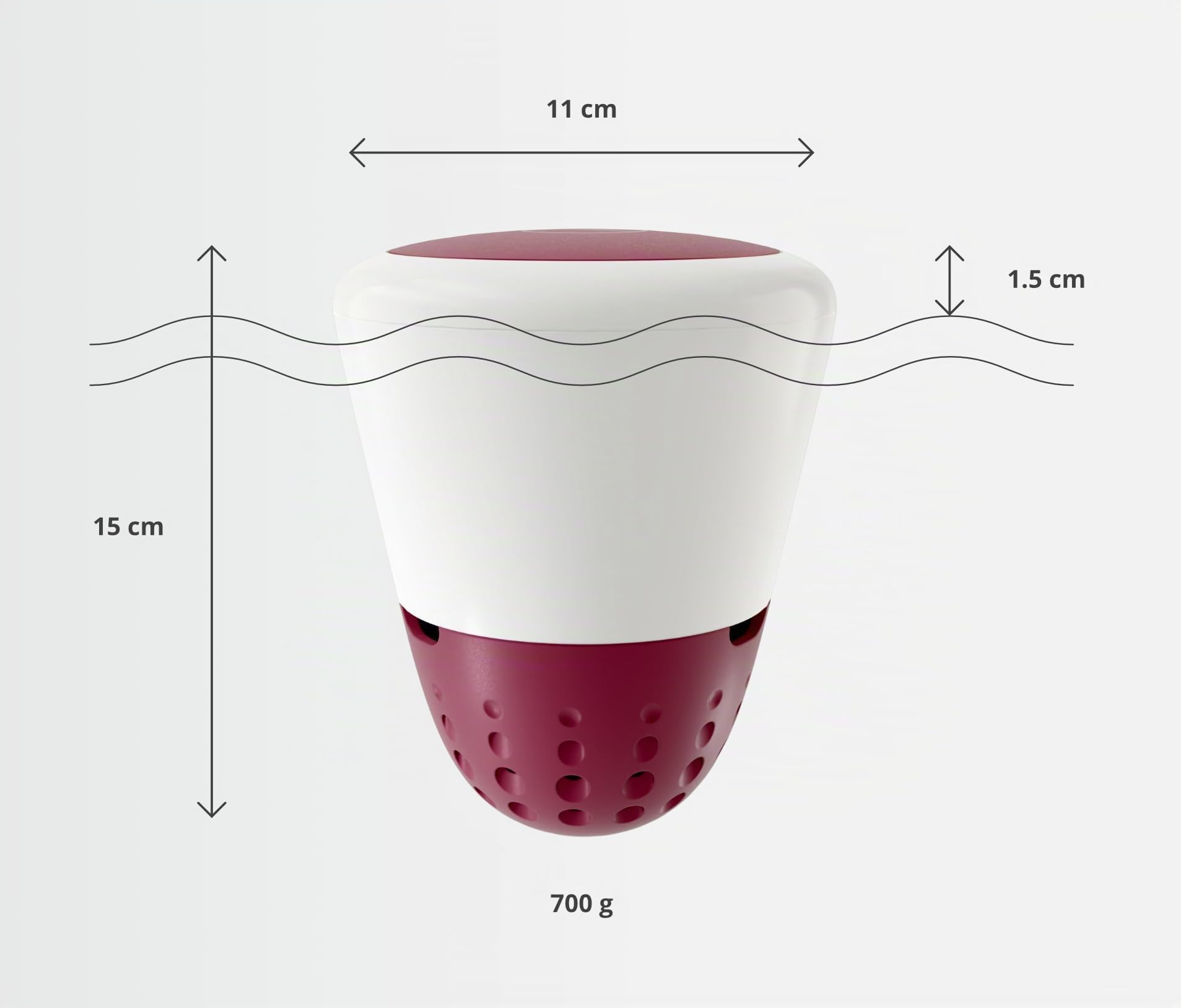 Ondilo ICO Spa V2 Essential+ Chlore Brome – Analyseur d’Eau connecté Spa | Mesures 1 fois/heure pH, ORP, température de l’eau – Kit de calibration inclus - Recommandations personnalisées