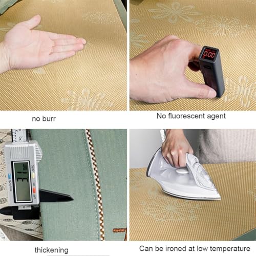 Esterilla de ratán para la cama con trenzado premium de bambú seda de hielo 7