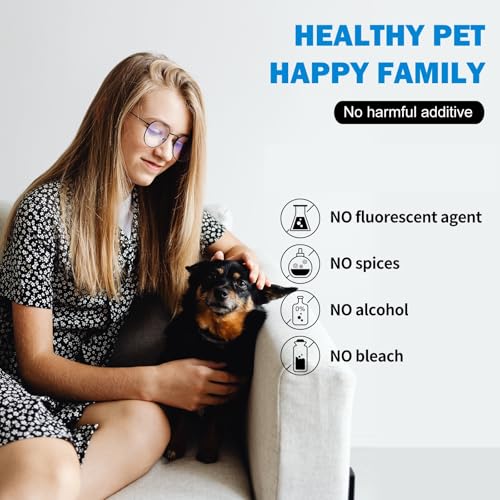 Dog Eye Wipes, 300 Count Tear Stain Remover Wipes for Dogs & Cats, Pet Eye Cleaner, Presoaked Cotton Eye Wash Pads, Removes Dirt, Crust and Discharge - Image 5