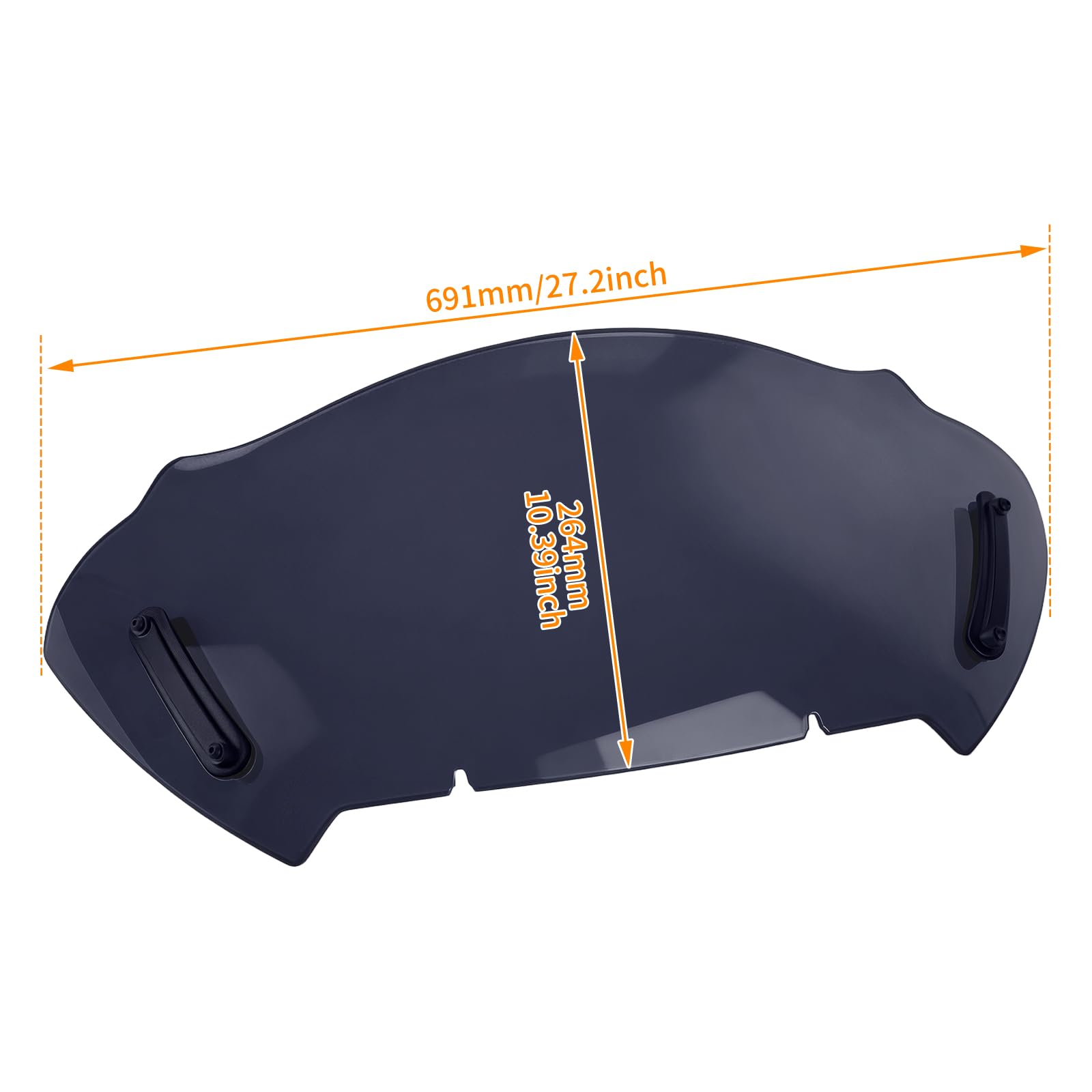 Amazon | HCmotorku バイク ウィンドスクリーン ウインドシールド 