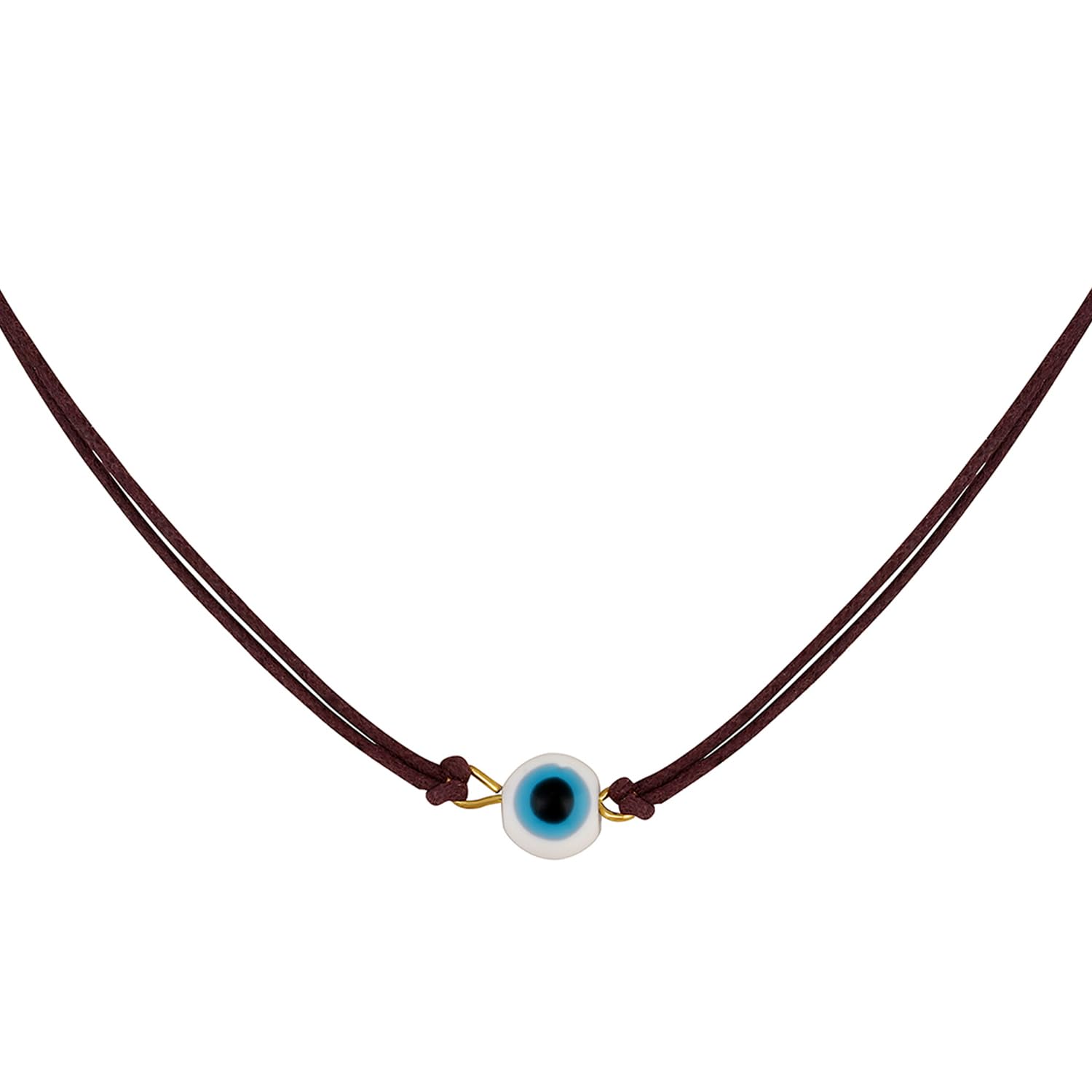 Gold Plated Evil Eye Necklace