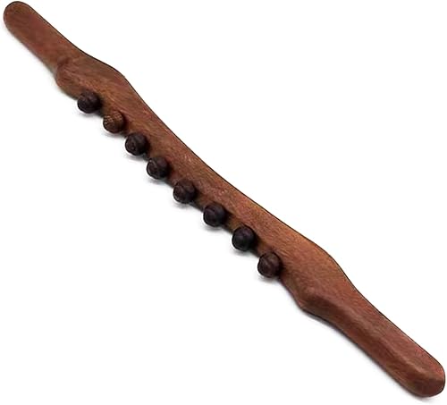 WYLEIXIAO Rollo de masaje de madera, herramientas de masaje de terapia de madera, palo de masaje de dragado meridiano, herramientas de masaje de
