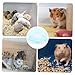 Yardwe Hamster Bath Basin Small PET Bath Container for Hamsters Gerbils and Sky Blue