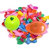 1000 Stück kleine Latex-Wasserballons, Bunte Luftballons, biologisch abbaubares Summer Splash-Wasserballonspielzeug für Wasserbombenspiel