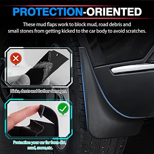 Image of Autorder Mud Flpas Splash Guards for Buick Envision 2021 2022 2023 Accessories Mudflap Fender Flares Front and Rear Mud Guard Set 4PCS