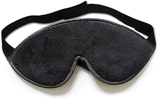 RelaxsoÂ® Comfort Plus Sleep Mask, Silky Plush Black