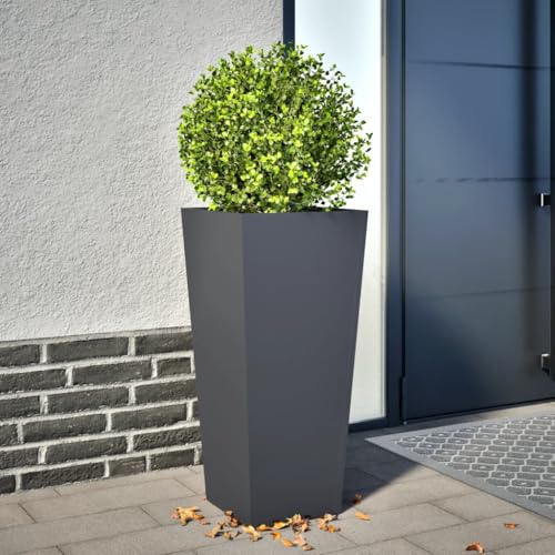 Jardinière haute en acier résistante à la rouille grand bac sans fuite d'eau - 3