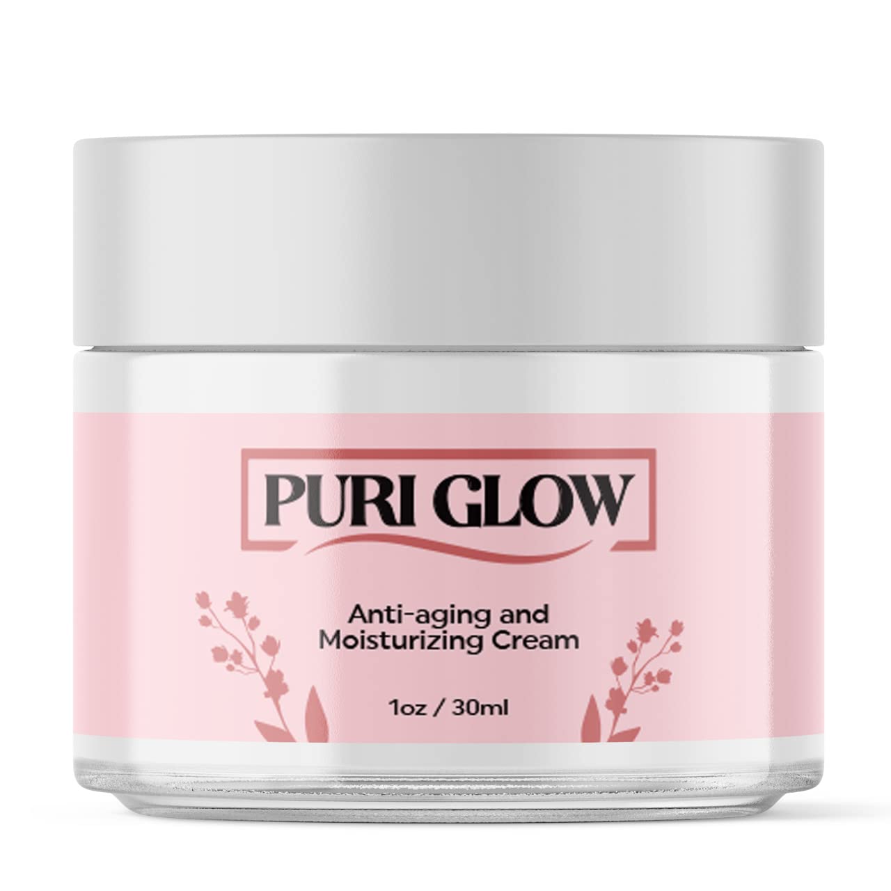 Puri Glow Pure Glow Cream, Anti-Aging & Moisturizing - Men & Women - 1 Jar