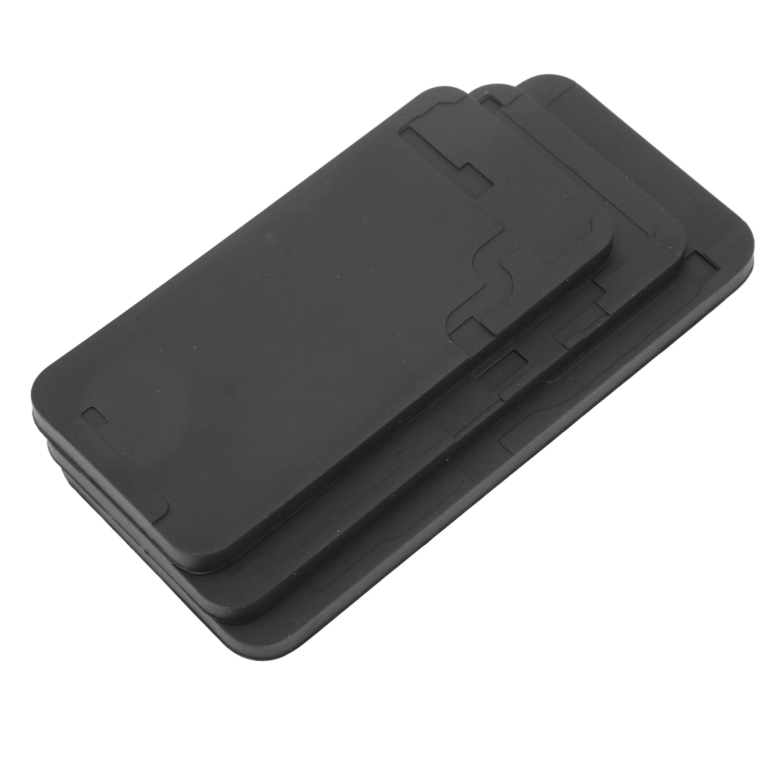 3Pcs LCD Screen Fix Repair Mat, Rubber Stable Adhesive Removal Pad for 12 12Pro, Quality for Curved Screen Repair