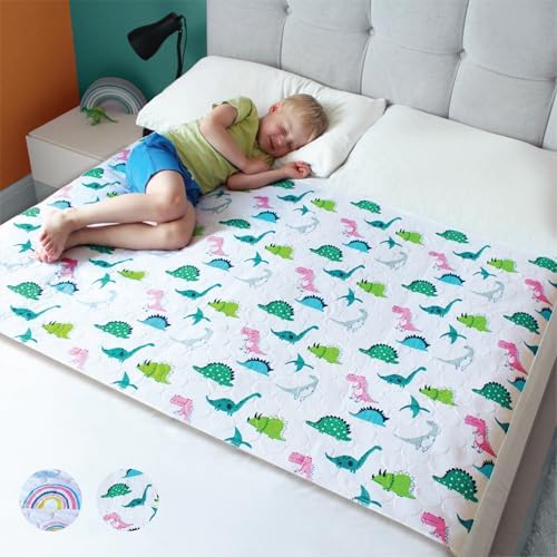 Hygge Sheets® Bettunterlage wasserdicht für Kinder & Jugendliche | passend für Einzel- & Jugendbett bis 140 cm Breite | Atmungsaktive, waschbare Matratzenauflage bei Inkontinenz |