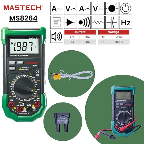 Image of Mastech MS8264 Digital Multimeter - A Must-Have for Your Electrical Testing Needs | Authorized Mastech Seller in India