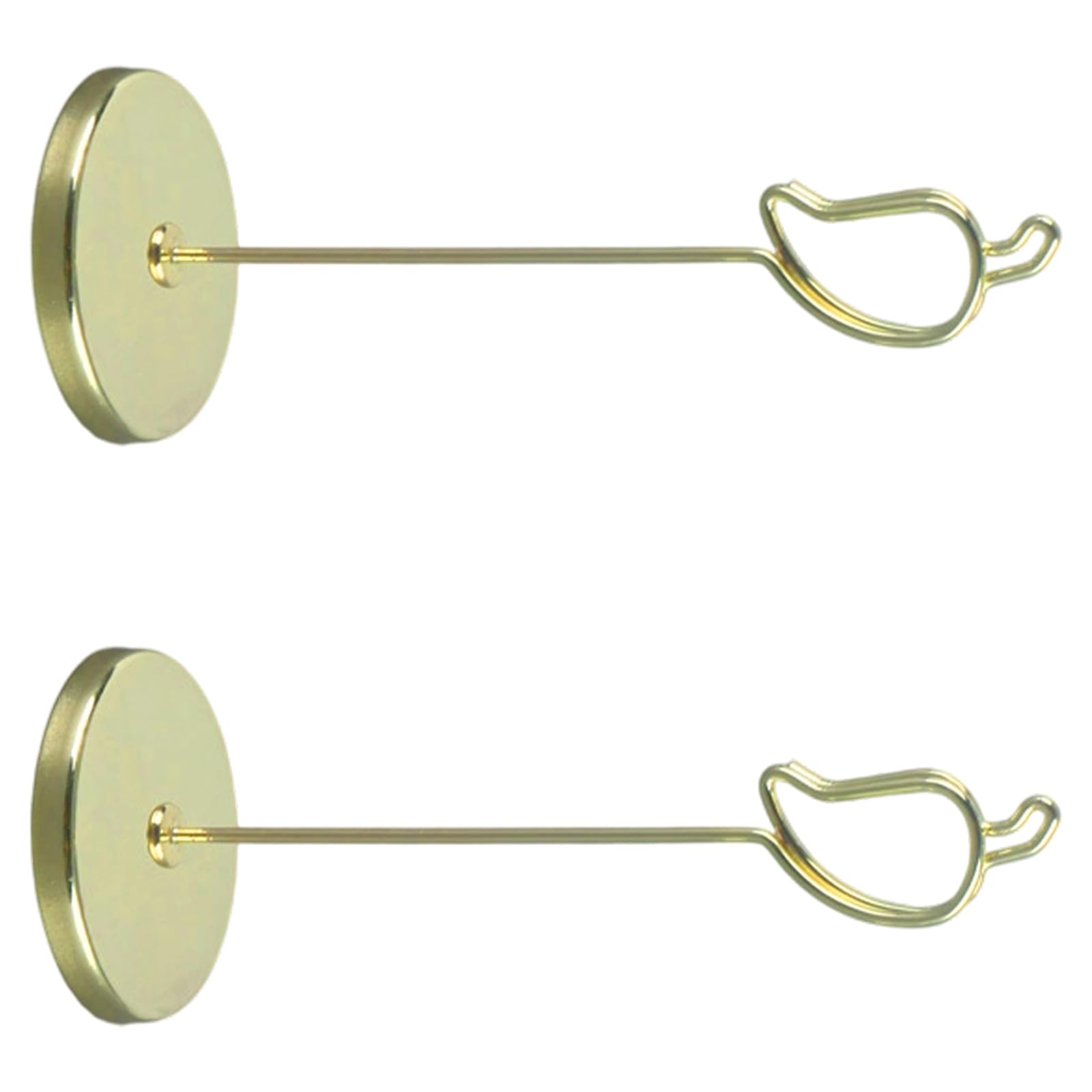 Jazuaiao 2Pcs Decorative Pepper Shape Name Card Holder Multipurpose Metal Table Number Holder for Display Memos Notes Picture Music Note Stand